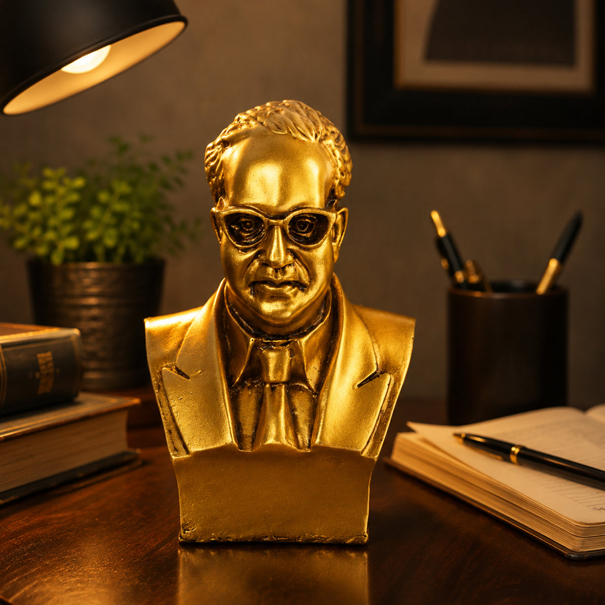 GYANDEEP- Dr. BR Ambedkar Idol for Car Dashboard, Table & Shelf.