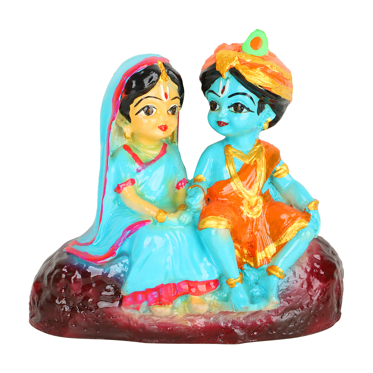 PREM JODI- Radha Krishna Idol for Car Dashboard, Table & Shelf.