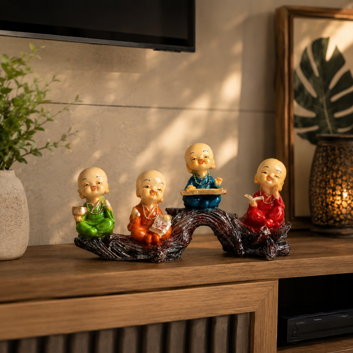 Shanti Bal Monk – Baby Monk Showpiece| Decorative Figurine