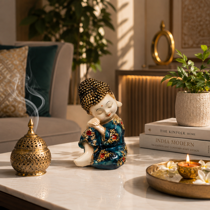BEH-Pushp Bal Buddha- Peaceful Baby Buddha Idols