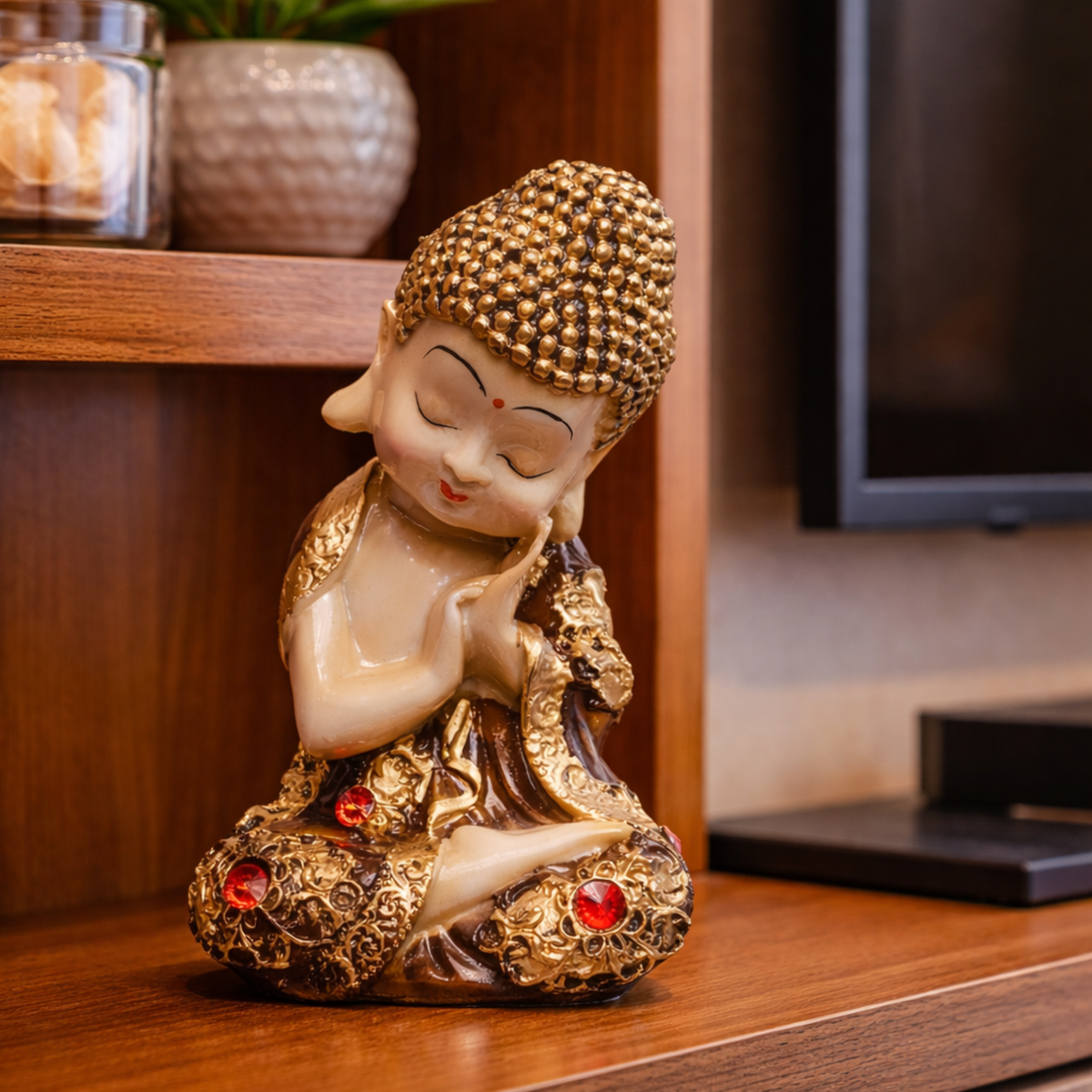 BEH-Pushp Bal Buddha- Peaceful Baby Buddha Idols