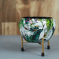 BEH- Green Leaf-Tabletop Planter with Stand for Indoor Plants