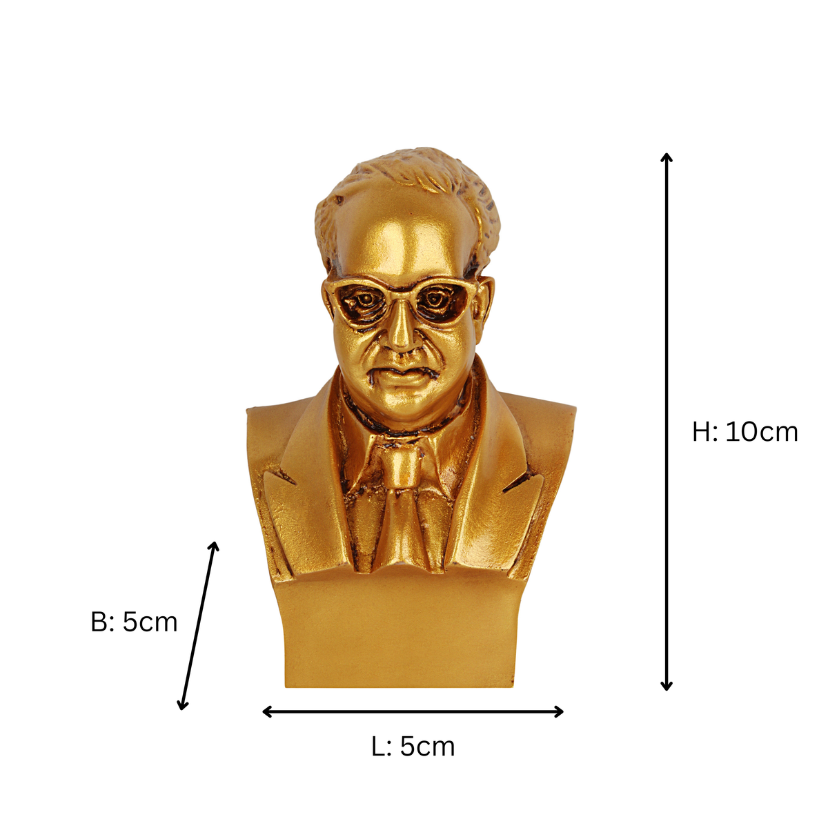 GYANDEEP- Dr. BR Ambedkar Idol for Car Dashboard, Table & Shelf.