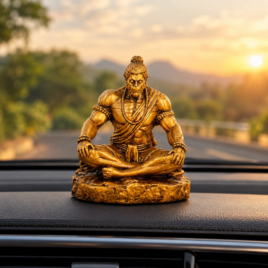 Hanuman Idol for Car Dashboard, Table, Shelf & Mandir.
