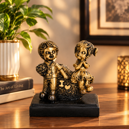 LOVE ANGELS- Romantic Couple Showpiece for Home Décor