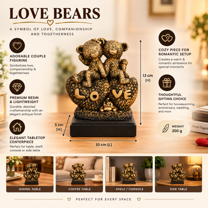 LOVE ANGELS- Romantic Couple Showpiece for Home Décor