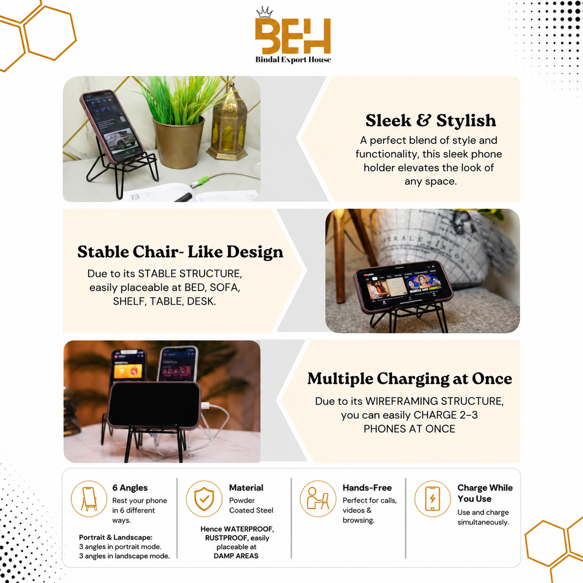 Mobile Holder Infographic 
