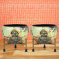 BEH- Monk/Buddha- Tabletop Planter with Stand for Indoor Plants