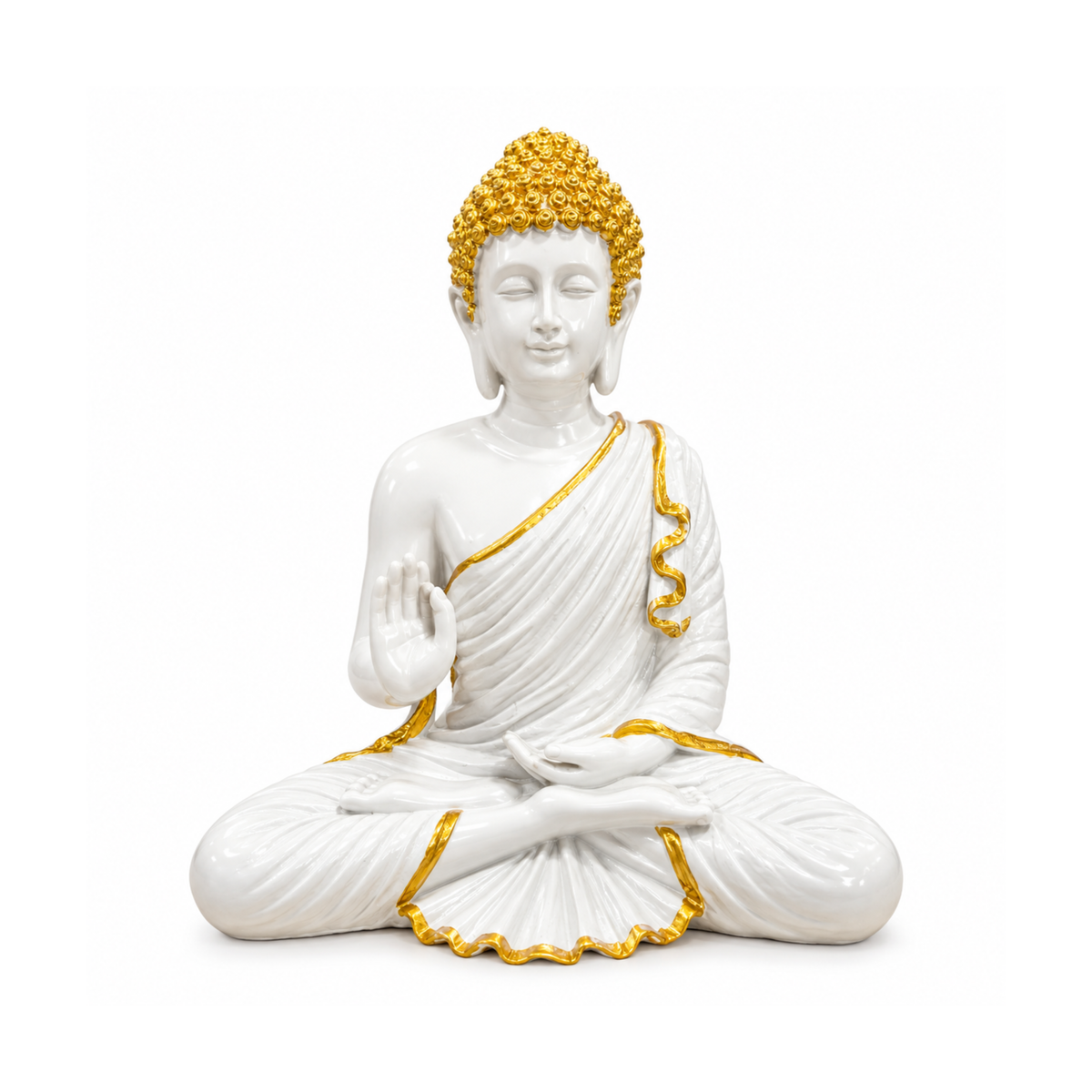 BEH-Nirvana- Decorative Buddha Figurine for Home, Office, Shelf & Table Decor