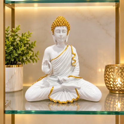 BEH-Nirvana- Decorative Buddha Figurine for Home, Office, Shelf & Table Decor