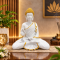 BEH-Nirvana- Decorative Buddha Figurine for Home, Office, Shelf & Table Decor