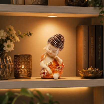 BEH-Pushp Bal Buddha- Peaceful Baby Buddha Idols