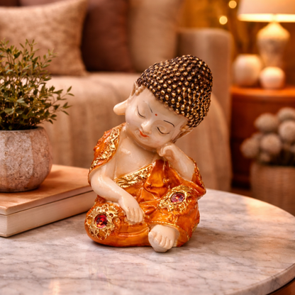 BEH-Pushp Bal Buddha- Peaceful Baby Buddha Idols