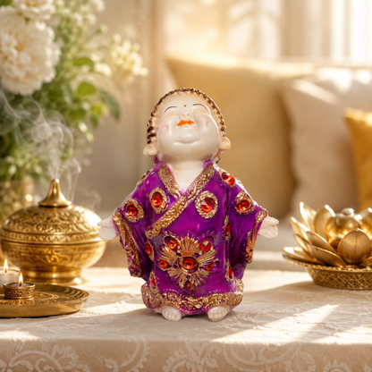BEH-Pushp Bal Buddha- Peaceful Baby Buddha Idols