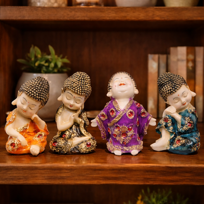 BEH-Pushp Bal Buddha- Peaceful Baby Buddha Idols
