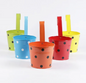Round Polka Dot Planter View