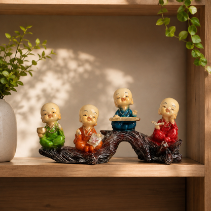 Shanti Bal Monk – Baby Monk Showpiece| Decorative Figurine