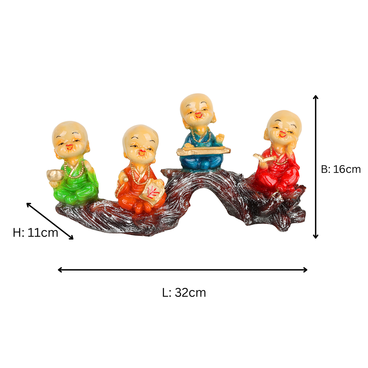 Shanti Bal Monk – Baby Monk Showpiece| Decorative Figurine