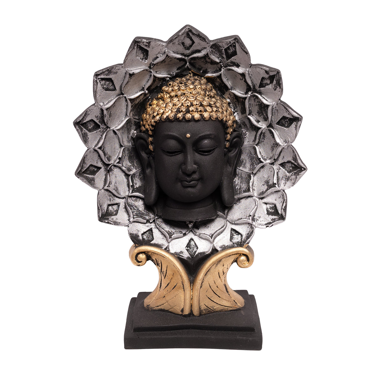 BEH-BLOOM BUDDHA- Decorative Buddha Showpiece for Home, Table, Office & Shelf Decor